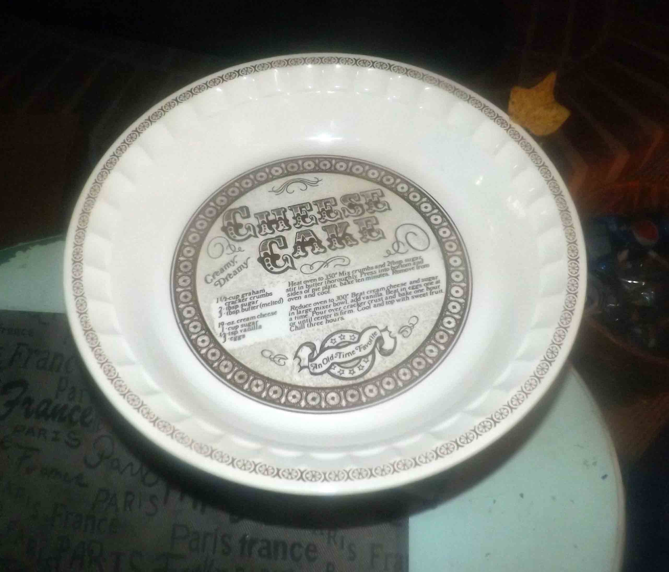 royal china jeannette pie plate