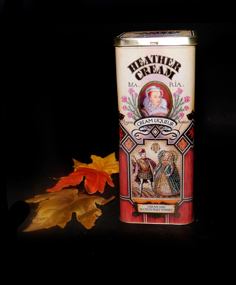 Heather Cream Liqueur Tin Made in England. Celebrating the Etsy