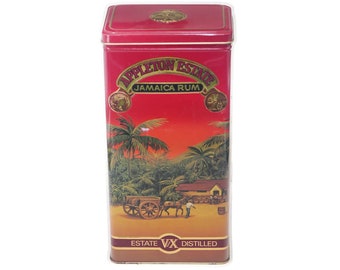 Appleton Estate Jamaica Rum X/V lithographed tin made in England.