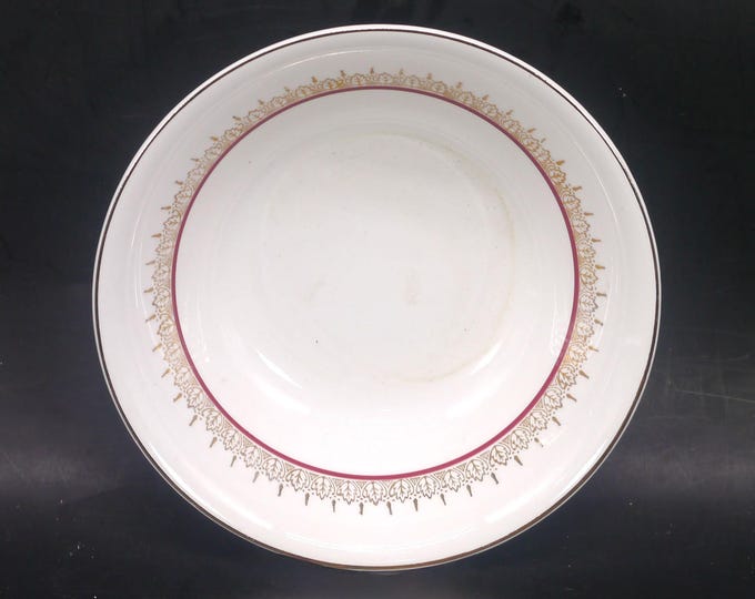 Alfred Meakin Montcalm | MEA349 coupe cereal bowl. Glo-White ironstone made in England. Sold individually.