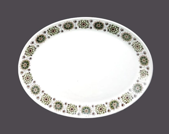 Retro vintage Johnson Brothers Malaga oval platter made in England.