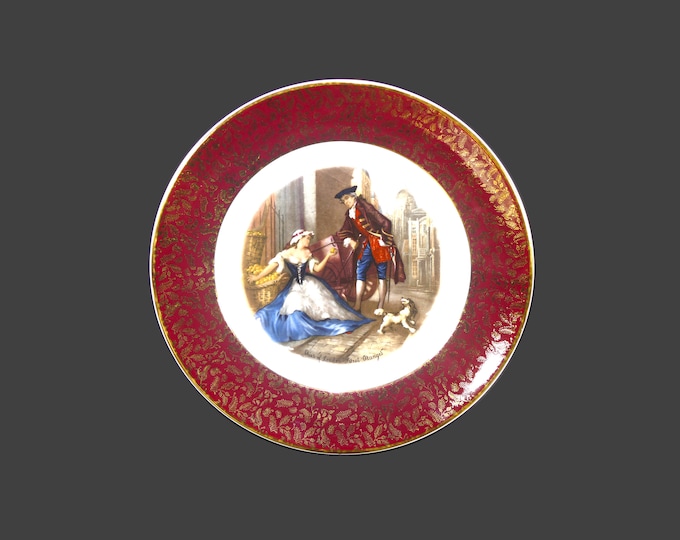 Wood & Sons Cries of London decorative cabinet wall display plate. Seller of "Sweet Oranges". Made in England.