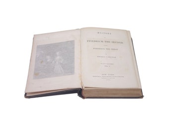 Antiquarian book: History of Friedrich II, Vol. I, 1871