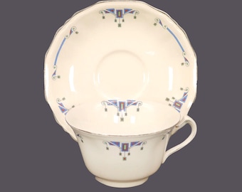 Art-deco era Alfred Meakin Orient cup and saucer set made in England.