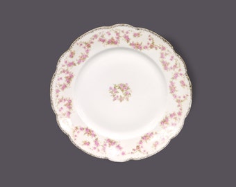 Antique MZ Austria | Altrohlau Bridal Rose dinner plate.