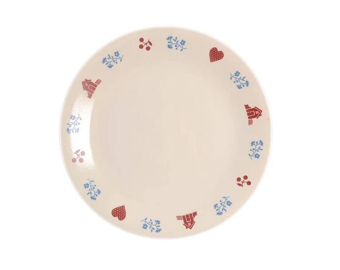 Corelle Corningware Hometown dinner plate made in USA. Sold individually.