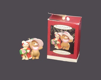 Hallmark Keepsakes Sister to Sister Christmas Tree Ornament with box. Issued in 1996.