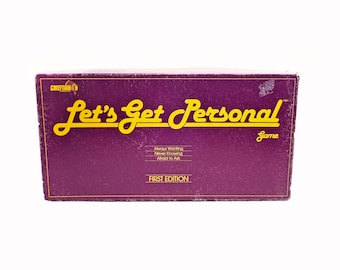 Vintage Let's Get Personal adult party board game. First-edition 1984 Selchow & Righter. Complete.