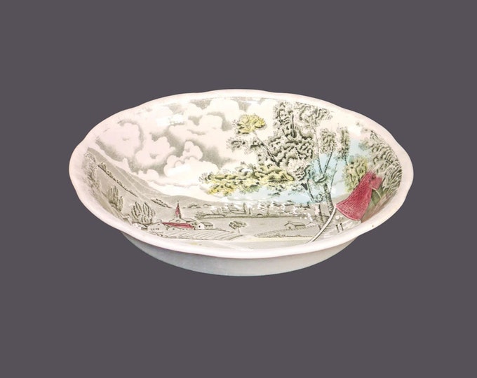 Alfred Meakin Home Pastures oval vegetable serving bowl made in England.