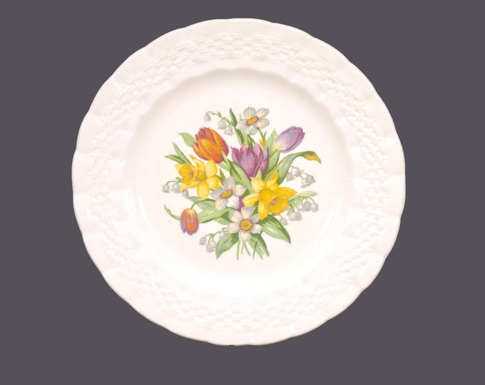 Simpsons Potters Providence 7747 bread plate. Ambassador Ware ironstone made in England.