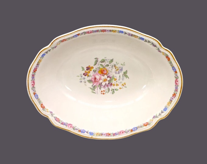 Johnson Brothers Marlow (older) oval serving bowl. Old Staffordshire Ironstone made in England.
