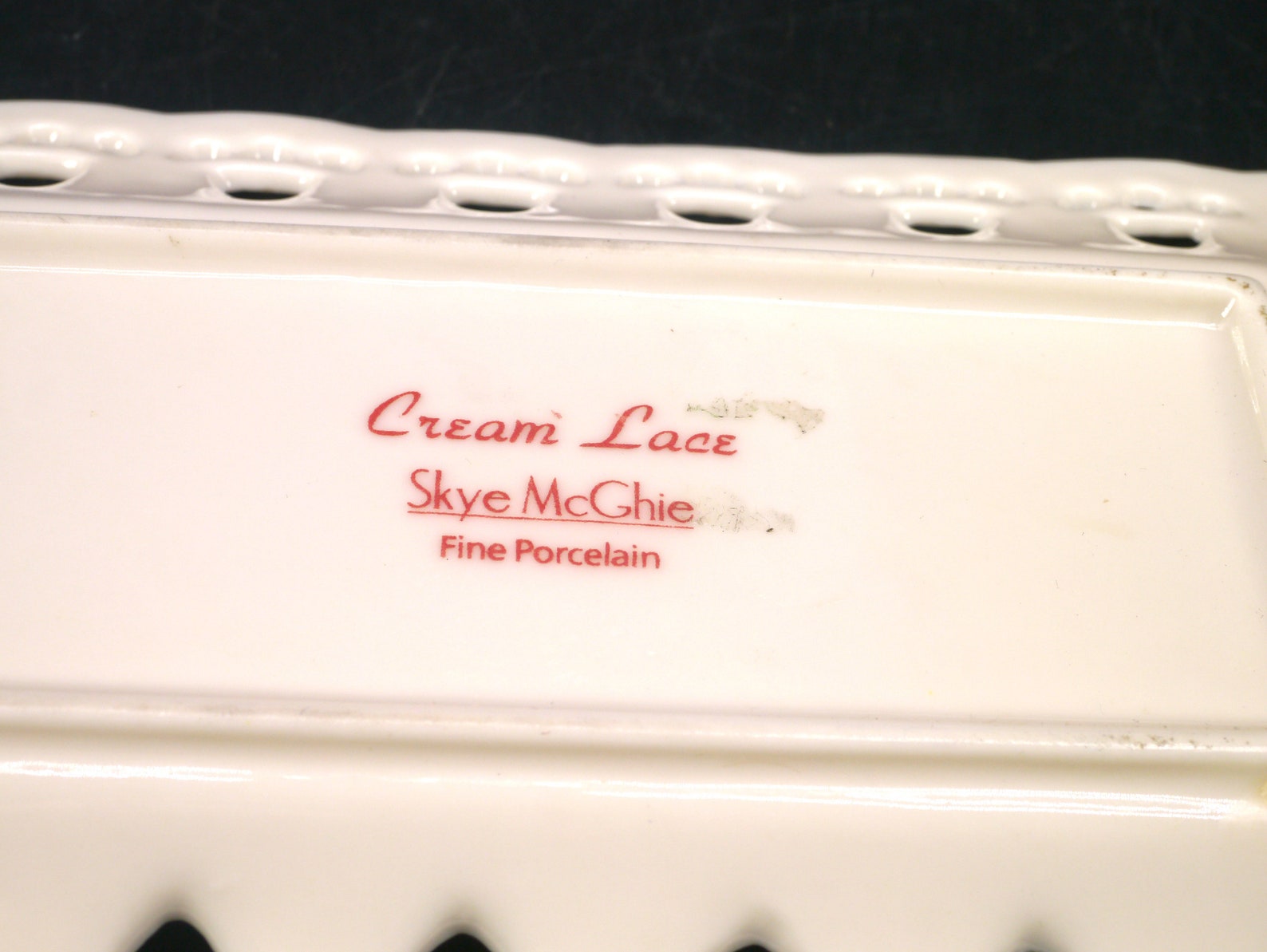 Skye Mcghie Cream Lace Rectangular Sandwich Pastry Cookie Etsy Canada