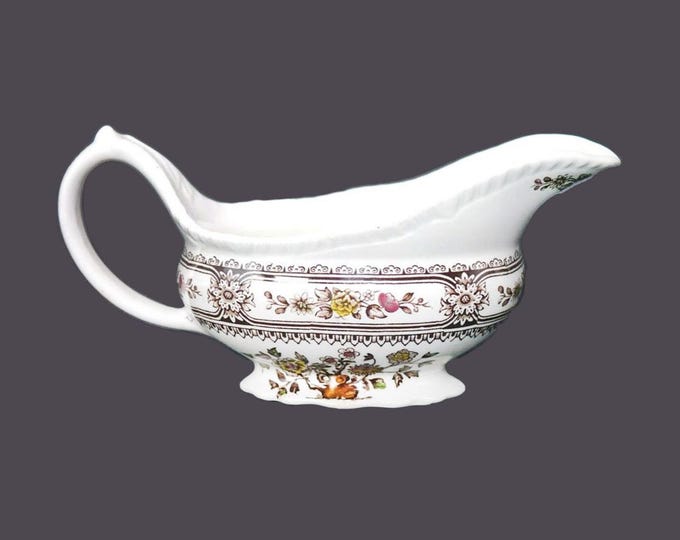Wood & Sons Dorset Brown gravy boat only made in England.