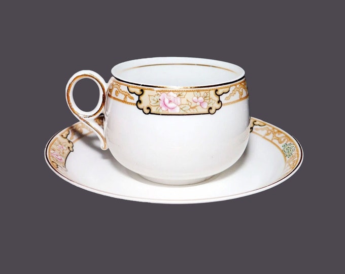 Antique Edwardian Age Johnson Brothers JB119 cup and saucer set made in England. Sets sold individually.