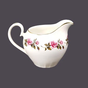 Vintage Ridgway Romance creamer jug made in England.