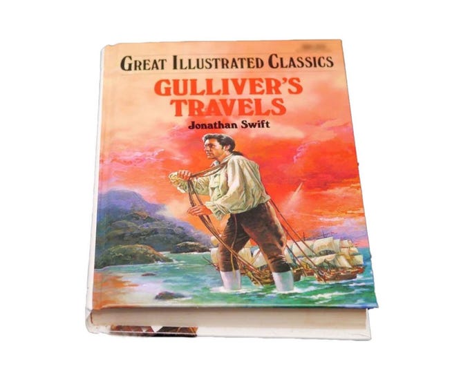 Gulliver's Travels. Great Illustrated Classics hardcover book. Baronet Books USA.