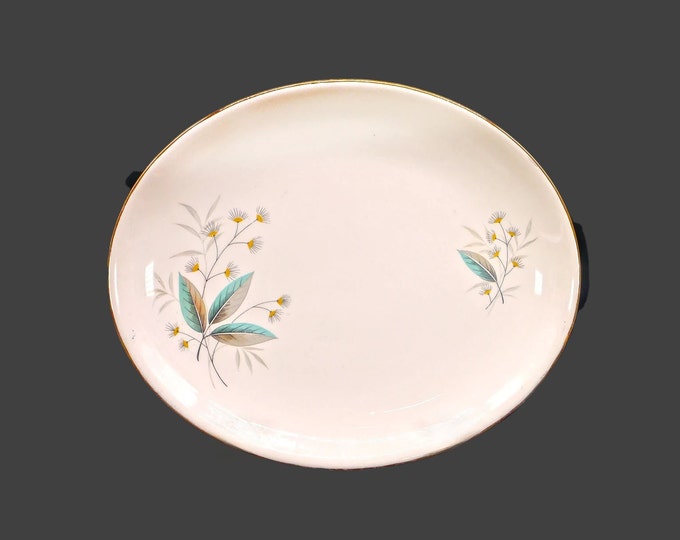 Swinnertons Fantasia | SW120 oval platter. Nestor Vellum Ironstone made in England.