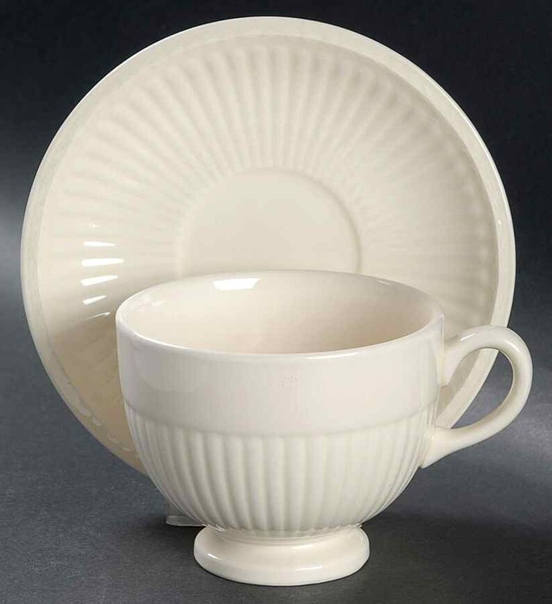 Vintage 1970s Wedgwood Edme tea set footed cup with Etsy