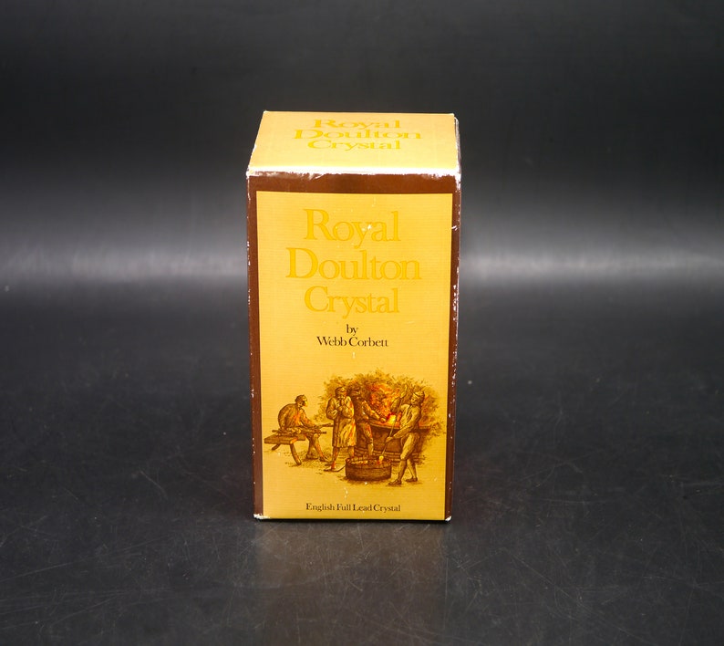 Royal Doulton b Corbett Lead Crystal Vase. Etsy Canada