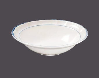 Cordella Bluet round stoneware vegetable serving bowl made in Japan.