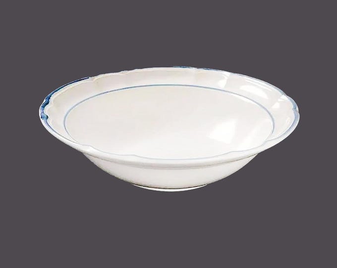 Cordella Bluet round stoneware vegetable serving bowl made in Japan.