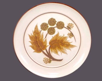 Vintage Denby Cotswold stoneware dinner plate made in England.