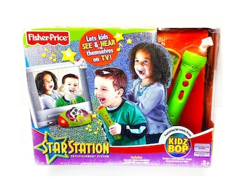 Fisher Price Star Station Kids | Toddlers Entertainment System original box, instructions. Incomplete (see details below).