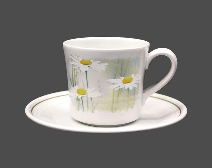 Royal Doulton Daisyfield LS1040 stoneware cup and saucer set. Lambethware stoneware made in England.