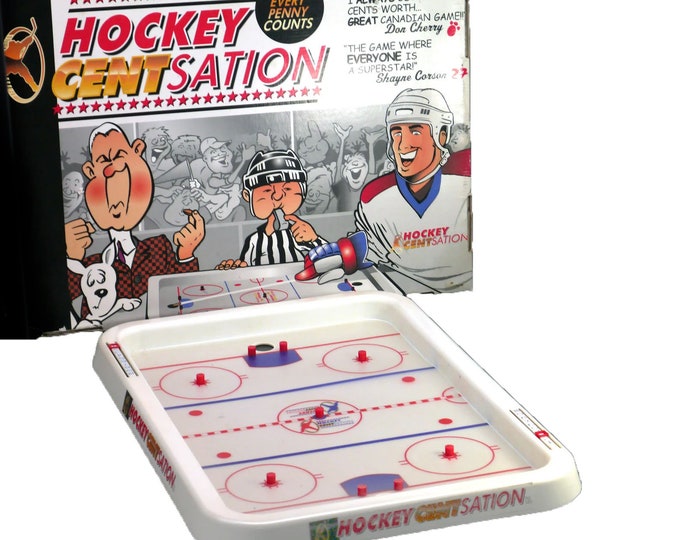 Hockey Centsation board game endorsed by Don Cherry. Complete no instructions.