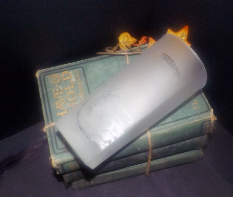 Appleton Estate Jamaica Rum frosted and etchedglass tumbler. Etsy