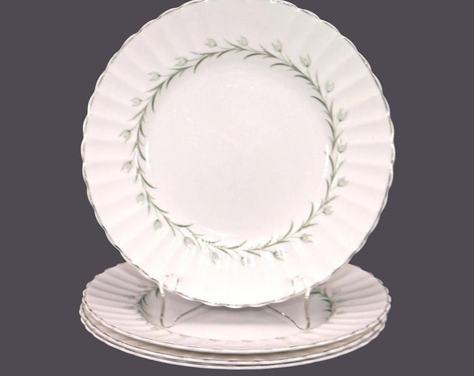 Susie Cooper Lady Barbara salad plates. Bone china made in England. Choose quantity below.