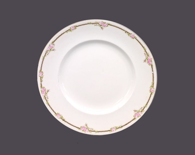 Antique art-nouveau period Johnson Brothers JB467 dinner plate made in England. Sold individually.