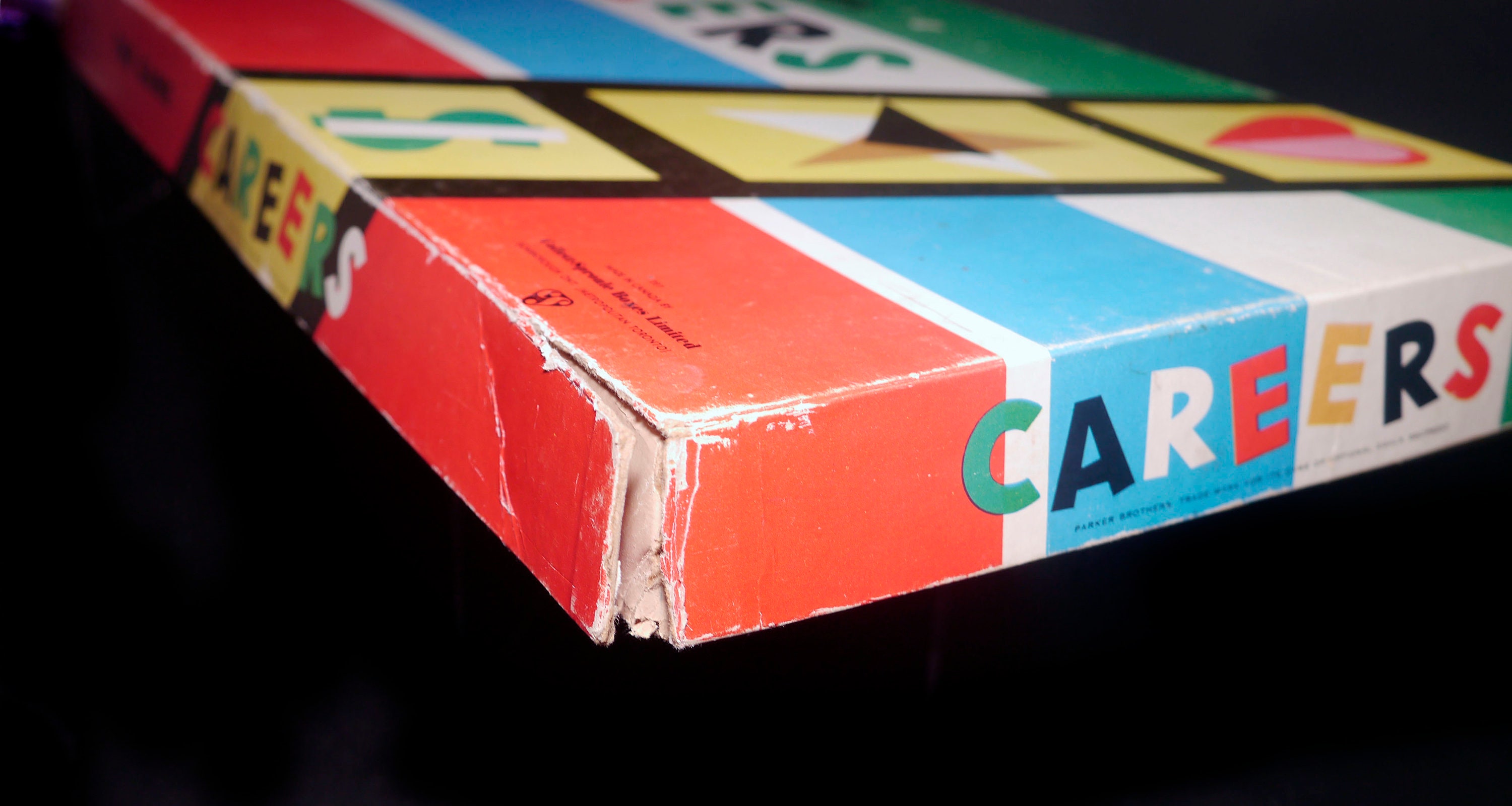 Midcentury (1955) firstedition Careers board game published by Parker