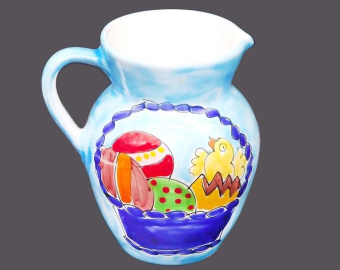 Vintage La Musa de Simone Easter-themed drink pitcher made in Italy.