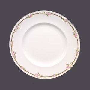 Antique Edwardian Age Johnson Brothers JB467 dinner plate made in England. Sold individually.