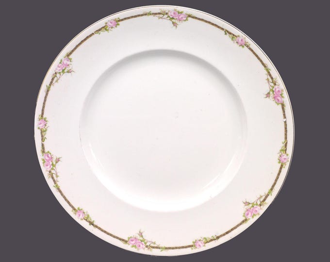 Antique Edwardian Age Johnson Brothers JB467 dinner plate made in England. Sold individually.