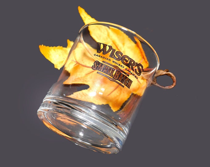 Wiser's Small Batch etched-glass lo ball | whisky | scotch glass. Sold individually.