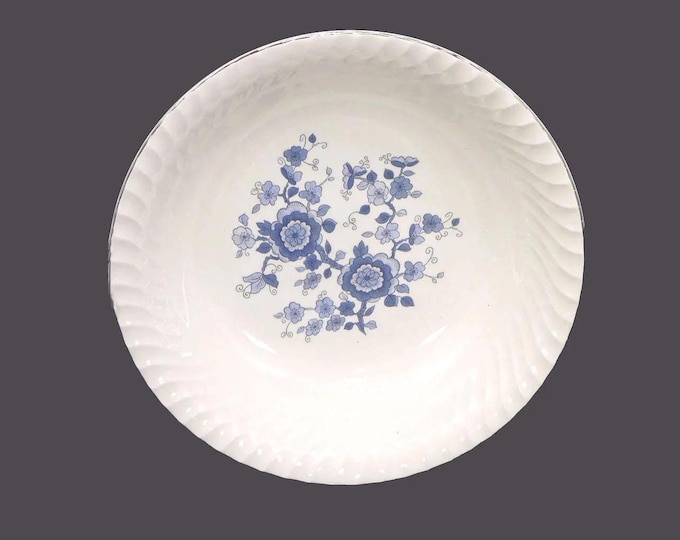 Wedgwood Royal Blue Ironstone round serving bowl made in England.