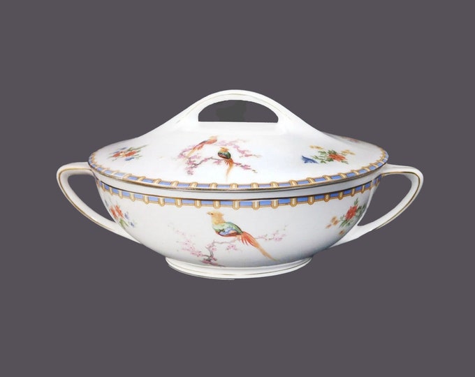 Antique Altrohlau | MZ Austria | Moritz Zdekauer Victoria covered vegetable serving bowl.