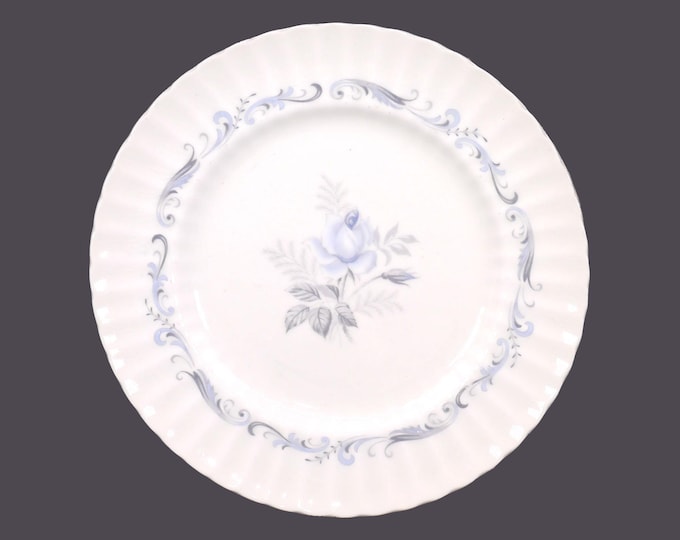Paragon Morning Rose bone china bread plate made in England. Blue roses. Sold individually.