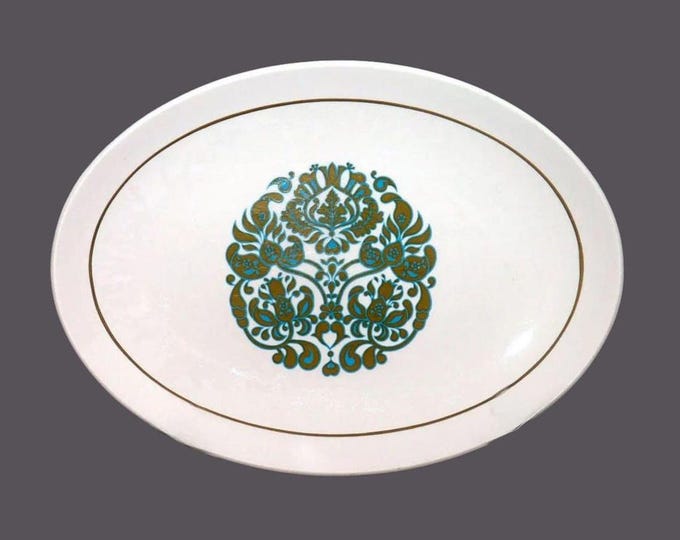 Ridgway Martinique oval platter. Retro tableware made in England.