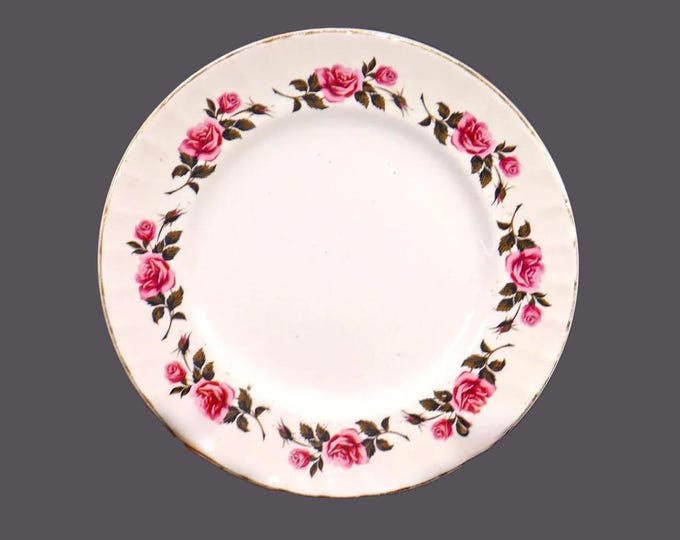Ridgway Romance bread plate. White Mist ironstone made in England.