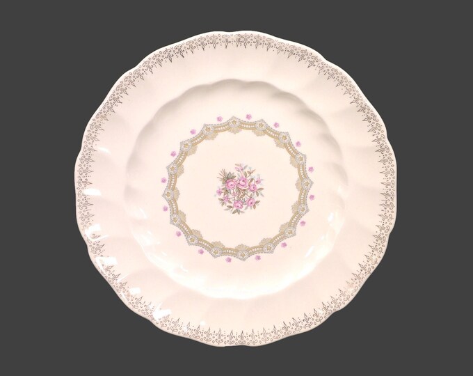 Sovereign Potters Fidelity luncheon plate. English ironstone decorated in Canada. Sold individually.