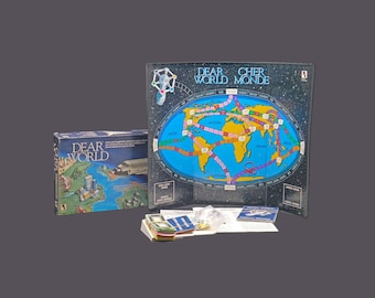 Vintage Dear World board game. 1988 Playtoy. Complete.