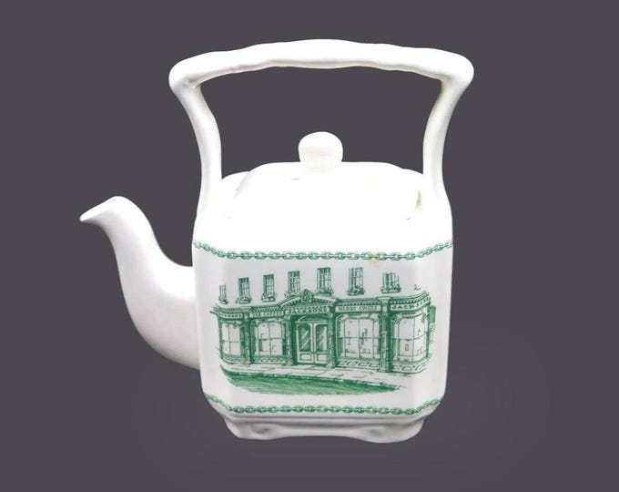 Sadler two-cup teapot made in England exclusively for Jackson's Teas of Picadilly.
