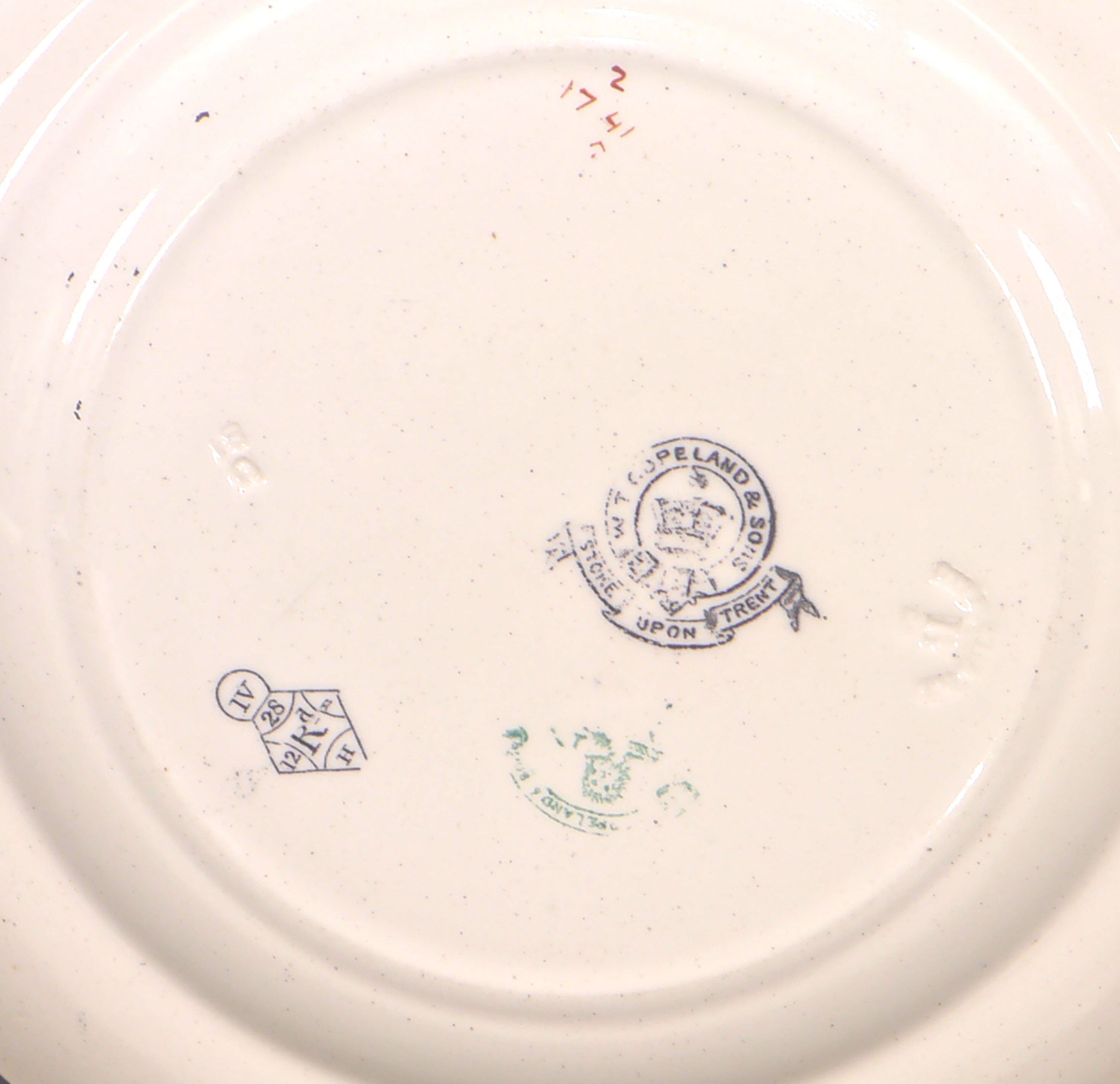 アンティークのビクトリア朝時代のコープランド・スポード社製