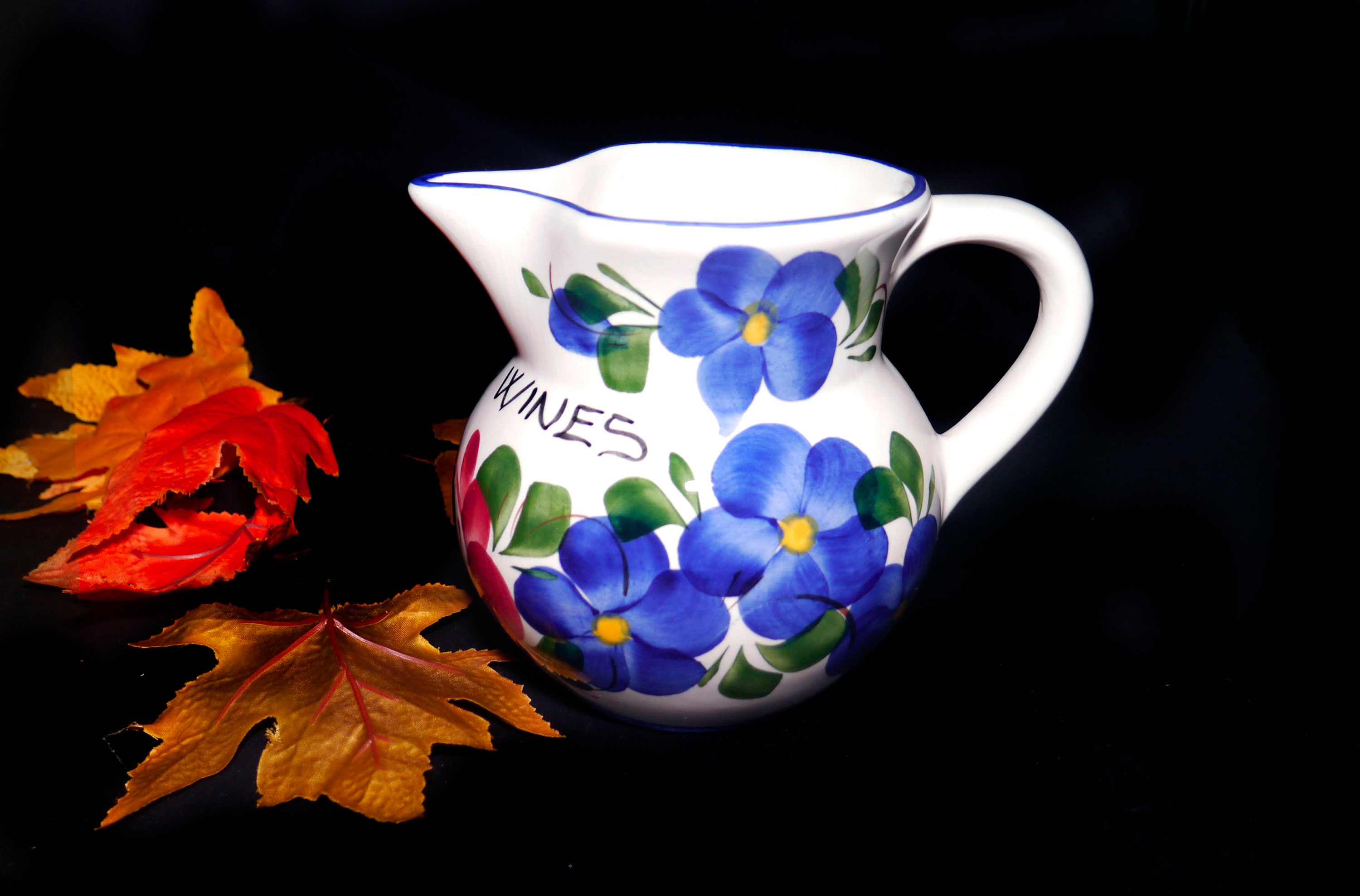 Vintage (1980s) Ceramiche Fabbro Casarsa Wines wine or sangria pitcher