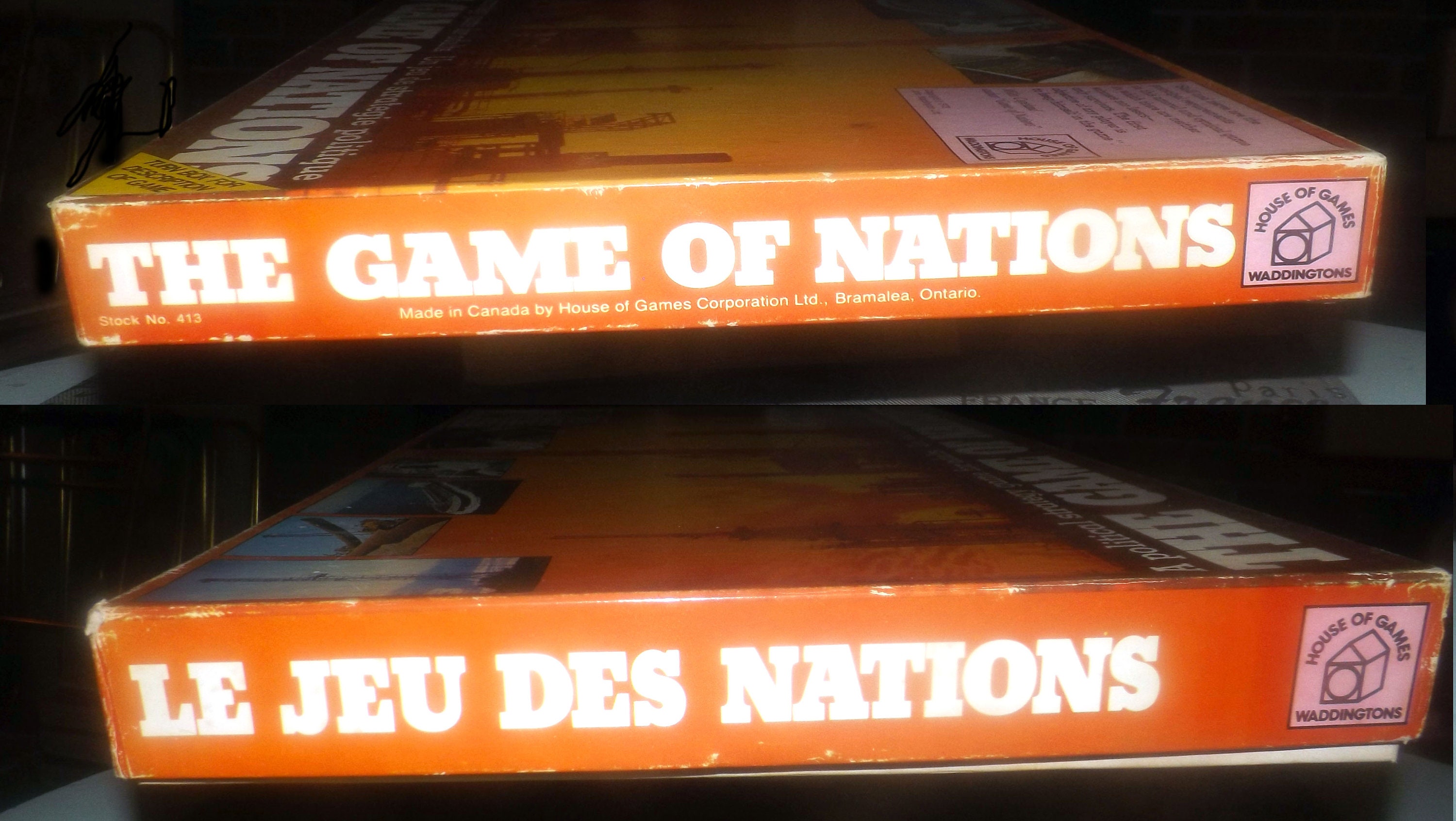 The Game of Nations Board Game Waddingtons Spare Parts Pieces Choose from list 