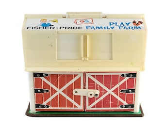 Fisher Price Play Farm set made in USA circa 1967.