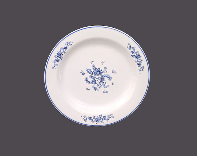 Ming Pao Star Night salad plate. Miyazaki blue-and-white tableware. Sold individually.